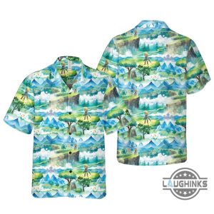 zelda hawaiian shirt mens the legend of zelda summer aloha beach shirts and shorts tears of the kingdom button up shirt for gamers laughinks 1
