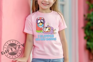 I Slipped On My Beans Shirt Bluey Playing Grannies Sweatshirt Bluey Theme Tshirt Bluey And Bingo Hoodie Family Gift Disney Bluey Shirt giftyzy 3 1