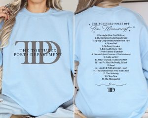 The Tortured Poets Department Shirt Ts New Album Sweatshirt Ttpd Crewneck The Eras Tour 2023 Shirt Ts Swiftie Concert Tee revetee 1