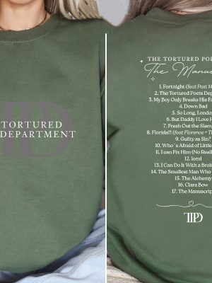 The Tortured Poets Department Shirt Ts New Album Sweatshirt Ttpd Crewneck The Eras Tour 2023 Shirt Ts Swiftie Concert Tee revetee 2