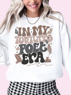 Tortured Poets Era Sweatshirt Swift Sweatshirt Tortured Poets Department Shirt Taylor Swift Albums Taylors Ttpd New Album Shirt revetee 2