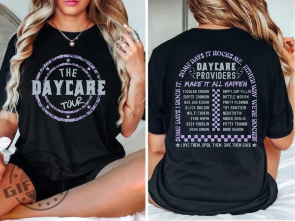 Daycare Staff Shirt Funny Childcare Provider Tshirt Cute Daycare Teacher Gift Daycare Tour Hoodie Toddler Chasin Sweatshirt Infant Crew Shirt giftyzy 1