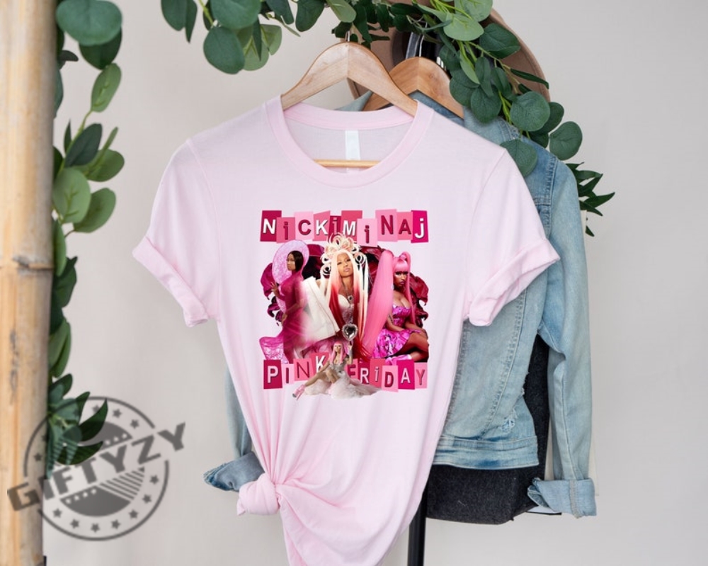 Limited Nicki Minaj Pink Friday 2 Tour Vintage Shirt Retro Nicki Minaj World Tshirt Pink Friday 2 Sweatshirt Gag City Hoodie Gift For Fans