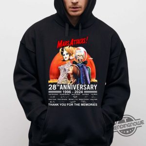 Mars Attacks Shirt Mars Attacks 28Th Anniversary 1996 2024 Thank You For The Memories T Shirt trendingnowe 1