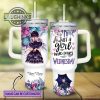 custom name just a girl loves wednesday 40oz stainless steel tumbler with handle and straw lid personalized stanley tumbler dupe 40 oz stainless steel travel cups laughinks 1