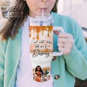 custom name i cant adult moana 40oz stainless steel tumbler with handle and straw lid personalized stanley tumbler dupe 40 oz stainless steel travel cups laughinks 1 4