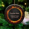 eclipse christmas ornament personalized total solar eclipse ceramic ornament custom solar eclipse keepsake gift april 08 2024 eclipse xmas decoration laughinks 1