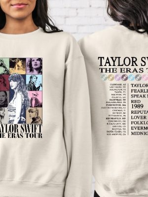 Eras Tour Sweatshirt Eras Tour Concert Hoodie Eras Tour Movie Sweatshirt Taylor Swift Merch Concert Hoodie Unique revetee 2