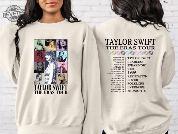 Eras Tour Sweatshirt Eras Tour Concert Hoodie Eras Tour Movie Sweatshirt Taylor Swift Merch Concert Hoodie Unique revetee 2