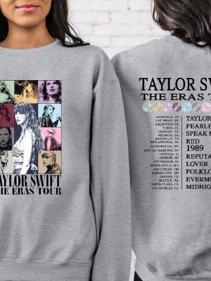 Eras Tour Sweatshirt Eras Tour Concert Hoodie Eras Tour Movie Sweatshirt Taylor Swift Merch Concert Hoodie Unique revetee 4