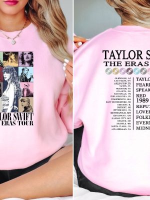 Eras Tour Sweatshirt Eras Tour Concert Hoodie Eras Tour Movie Sweatshirt Taylor Swift Merch Concert Hoodie Unique revetee 5