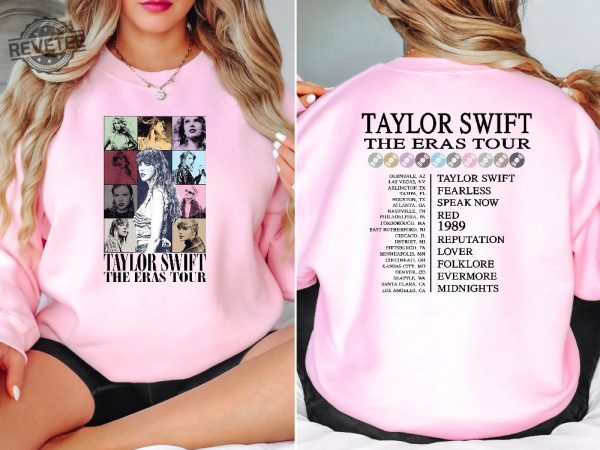 Eras Tour Sweatshirt Eras Tour Concert Hoodie Eras Tour Movie Sweatshirt Taylor Swift Merch Concert Hoodie Unique revetee 5