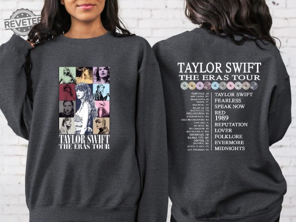Eras Tour Sweatshirt Eras Tour Concert Hoodie Eras Tour Movie Sweatshirt Taylor Swift Merch Concert Hoodie Unique revetee 7