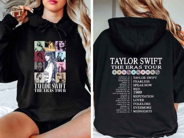 Eras Tour Sweatshirt Eras Tour Concert Hoodie Eras Tour Movie Sweatshirt Taylor Swift Merch Concert Hoodie Unique revetee 8