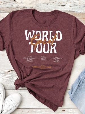 Epcot World Tour Shirt Drink Around The World Shirt Disney Group Trip Shirt Epcot Disneyworld Shirt Unique revetee 4