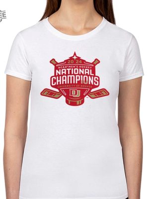 Denver Pioneers 2024 Ncaa Mens Hockey National Champions Line Change T Shirt Unique Ncaa Mens Hockey Champions Shirt revetee 2