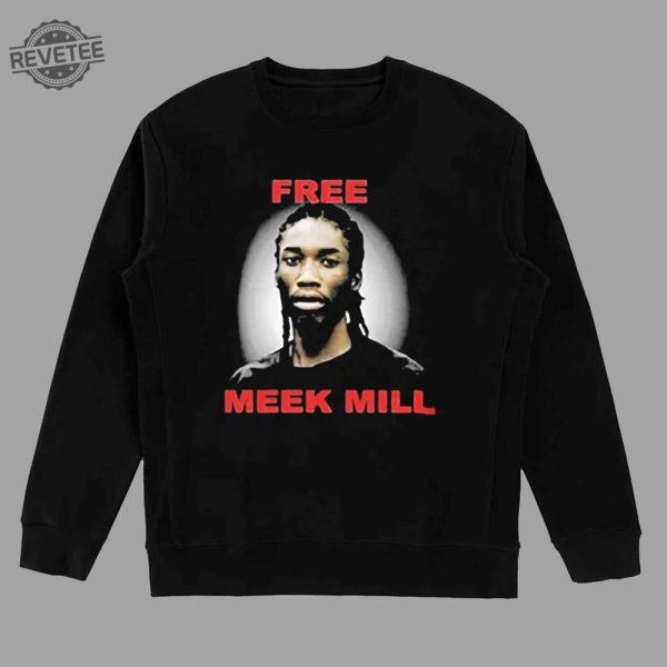 Drake Wearing Free Meek Mill Shirt Unique Drake Wearing Free Meek Mill Hoodie revetee 4