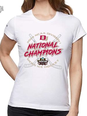 Denver Pioneers Champion 2024 Ice Hockey National Champions Locker Room Shirt Unique revetee 2