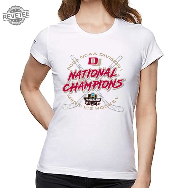 Denver Pioneers Champion 2024 Ice Hockey National Champions Locker Room Shirt Unique revetee 2