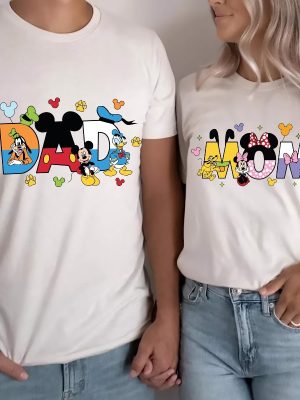 Disney Mom Shirt Disney Dad Shirt Disney Mama Shirt Fathers Day Shirt Disney Mothers Shirt Mom Gift Shirt Unique revetee 2