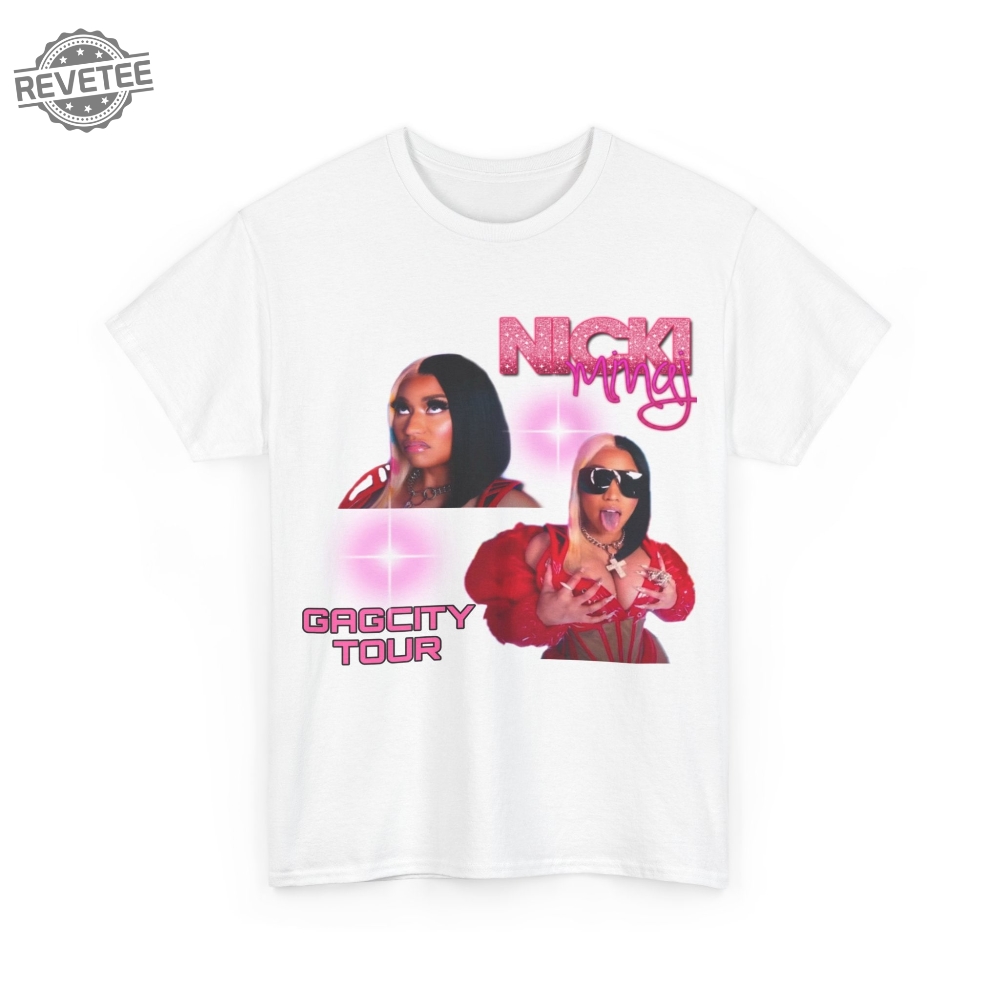 Nicki Minaj Tee Gagcity Tour Unisex Tee Rap Concert Tshirts Barbie 2024 Nicki Minaj Aesthetic Nicki Minaj Merch