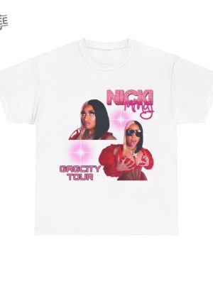 Nicki Minaj Tee Gagcity Tour Unisex Tee Rap Concert Tshirts Barbie 2024 Nicki Minaj Aesthetic Nicki Minaj Merch revetee 2