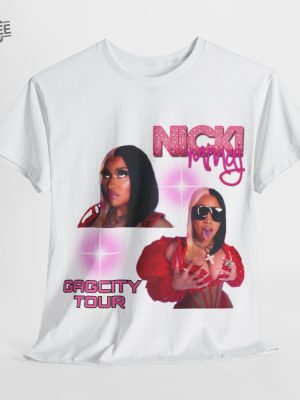 Nicki Minaj Tee Gagcity Tour Unisex Tee Rap Concert Tshirts Barbie 2024 Nicki Minaj Aesthetic Nicki Minaj Merch revetee 3