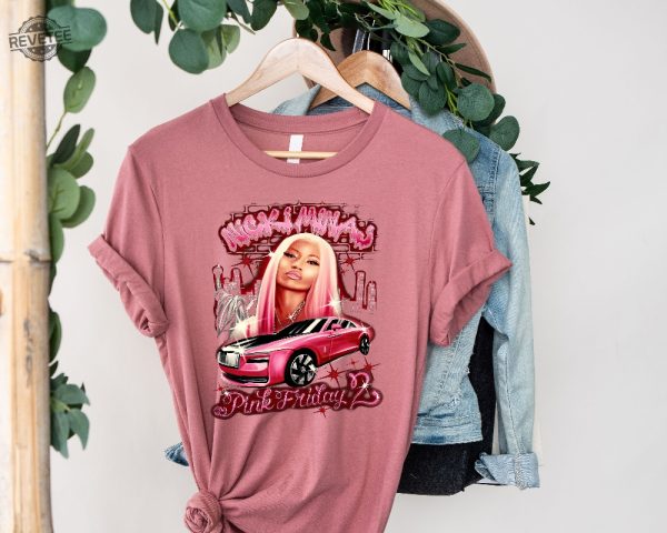 Nicki Minaj Shirt Nicki Minaj Vintage Shirt Pink Friday 2 Airbrush Nicki Minaj Shirt Nicki Minaj Funny Shirt Nicki Minaj Merch revetee 3