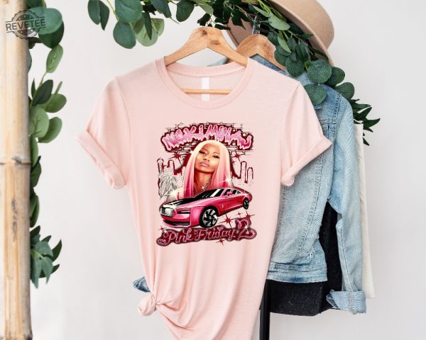 Nicki Minaj Shirt Nicki Minaj Vintage Shirt Pink Friday 2 Airbrush Nicki Minaj Shirt Nicki Minaj Funny Shirt Nicki Minaj Merch revetee 4