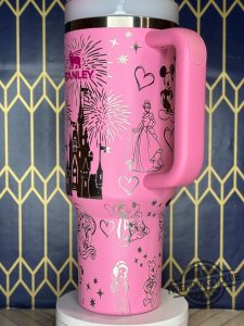 Disney Stanley Cup Disney Characters Engraved Stanley Tumbler Gift For Fan trendingnowe 1