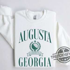 Augusta Georgia Crewneck Sweatshirt Vintage Style Golf Pullover National Golf Club Top Shirt Golf Lover Gift The Masters Golf Shirt trendingnowe 1 1