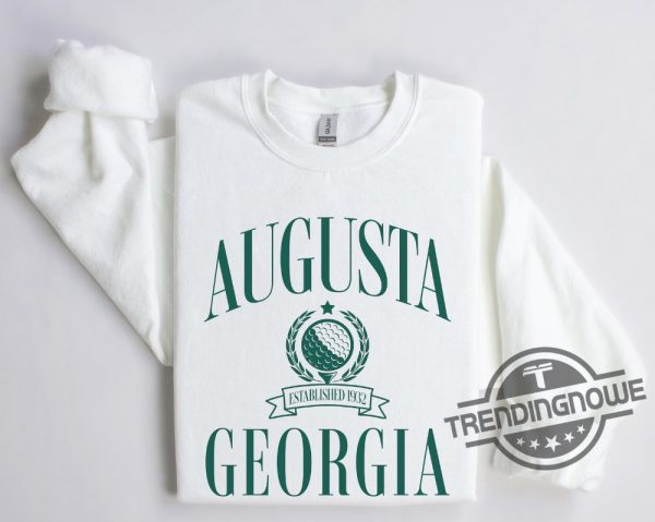 Augusta Georgia Crewneck Sweatshirt Vintage Style Golf Pullover National Golf Club Top Shirt Golf Lover Gift The Masters Golf Shirt trendingnowe 1 1