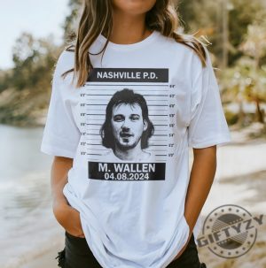 Wallen Mugshot Vintage Shirt Wallen Leave Them Broadway Chairs Alone Hoodie Wallen Tshirt Broadway Chairs Alone Sweatshirt Wallen Funny Meme Gift giftyzy 3