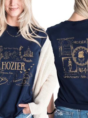 Green Hozier Unreal Unearth List 2023 Music Concert Gift For Hozier Fan Hozier Fan Gift Sirius Black Shirt Unique revetee 4