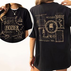 Green Hozier Unreal Unearth List 2023 Music Concert Gift For Hozier Fan Hozier Fan Gift Sirius Black Shirt Unique revetee 5
