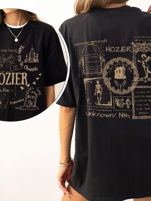 Green Hozier Unreal Unearth List 2023 Music Concert Gift For Hozier Fan Hozier Fan Gift Sirius Black Shirt Unique revetee 5