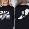 Custom Track Mom Sweatshirt Personalized Track And Field Mom Shirt Track Mama Shirt Custom Track And Field Unique revetee 1