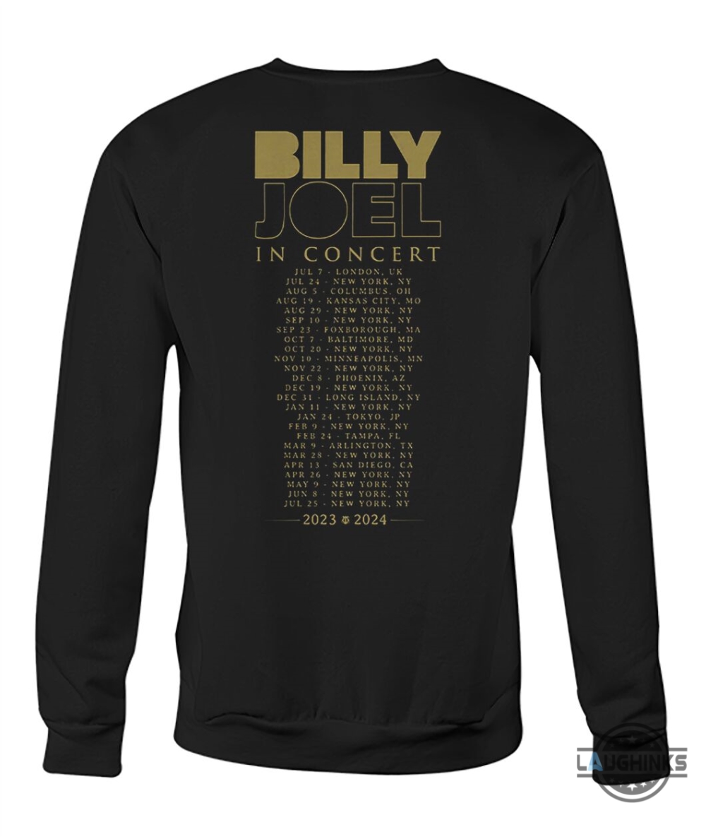 Billy Joel Tshirt Sweatshirt Hoodie Vintage Mens Womens Billy Joel In Concert 2023 2024 Shirts Billy Joel Tour Shirt Near Me New York City