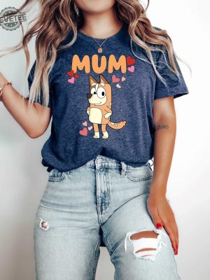 Bluey Family Mum Dog Birthday Party Shirt Disney Shirt Chili Shirt Family Shirt Chilli Mum Shirt Disney Gift Tee revetee 2