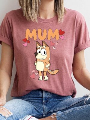 Bluey Family Mum Dog Birthday Party Shirt Disney Shirt Chili Shirt Family Shirt Chilli Mum Shirt Disney Gift Tee revetee 4