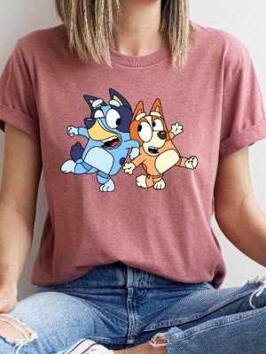 Bluey Shirt Bandit And Chilli Shirt Blue Dog Characters Disney Shirt Family Shirt Bandit Shirt Cute Bluey Shirt revetee 2