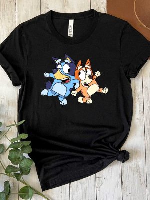 Bluey Shirt Bandit And Chilli Shirt Blue Dog Characters Disney Shirt Family Shirt Bandit Shirt Cute Bluey Shirt revetee 3