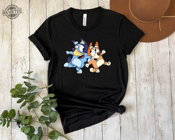 Bluey Shirt Bandit And Chilli Shirt Blue Dog Characters Disney Shirt Family Shirt Bandit Shirt Cute Bluey Shirt revetee 3