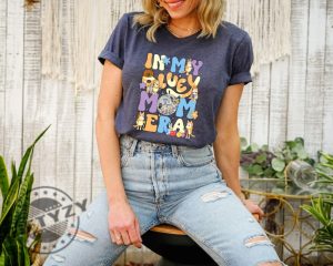 In My Bluey Mom Era Shirt Moms Day Sweatshirt Gift For Mom Hoodie Bluey Characters Tshirt Disney Bluey Kid Shirt giftyzy 3