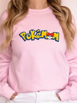 Pokemon Mom Shirt Pokemom Shirt Pokemon Matching Birthday Shirts Gamer Mom Women Tee Mother Day Tshirt Unique revetee 3