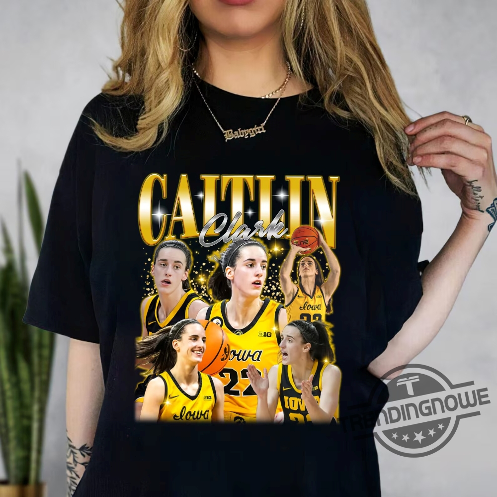 Caitlin Clark T Shirt Basketball Player Mvp Slam Dunk Merchandise Shirt