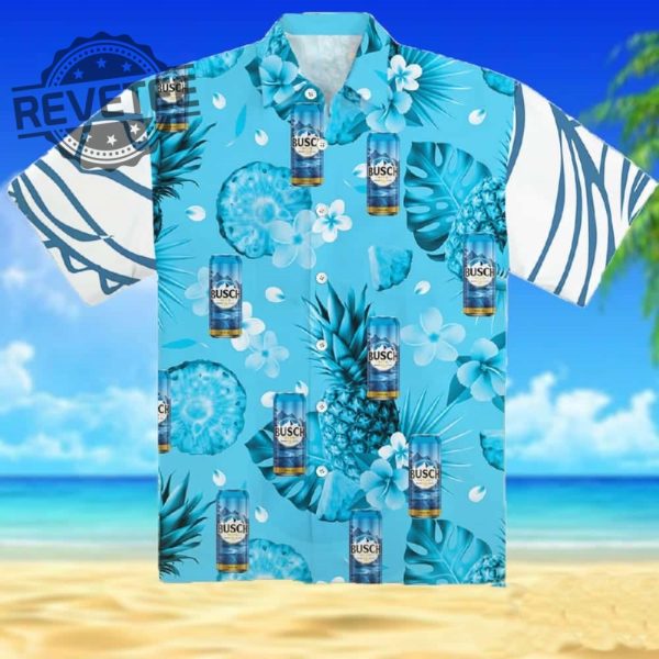 Busch Latte Hawaiian Shirt Unique revetee 1