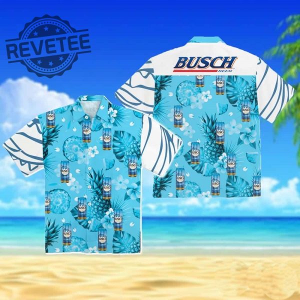 Busch Latte Hawaiian Shirt Unique revetee 3