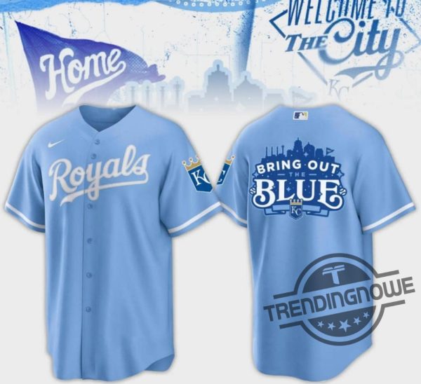 Royals Bring Out The Blue Baseball Jersey 2024