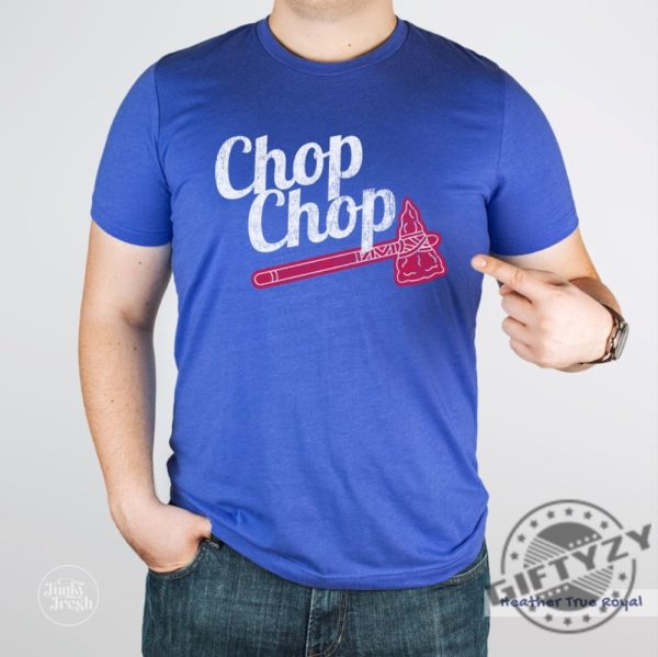 Atlanta Braves Inspired Shirt Atlanta Gameday Sweatshirt Atlanta Baseball Hoodie Atl Tshirt Chop Chop Atl Vintage Style Shirt Baseball Gift giftyzy 3
